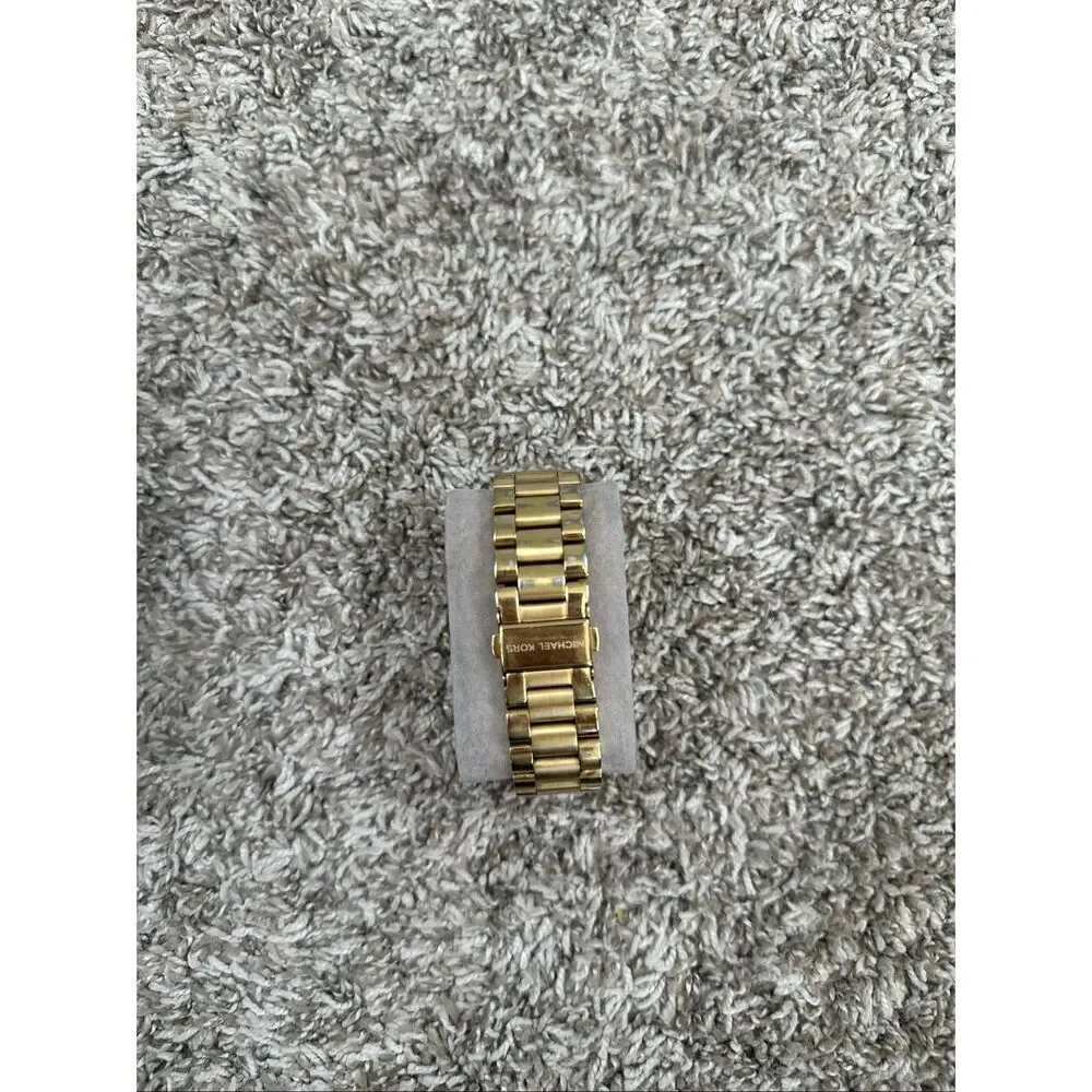 Michael Kors Men’s Bradshaw Gold-Tone Stainless Steel 3 Hand Watch Wristwatch